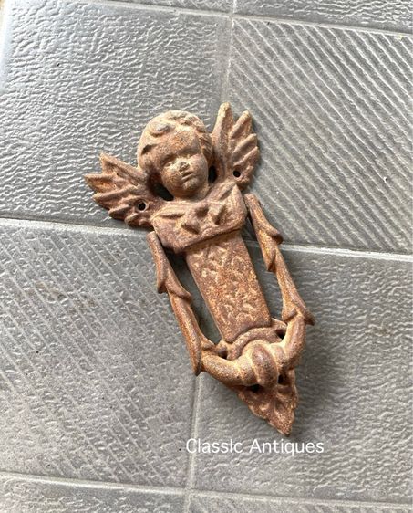 มือจับประตู คิวปิด เหล็กหล่อสะสม