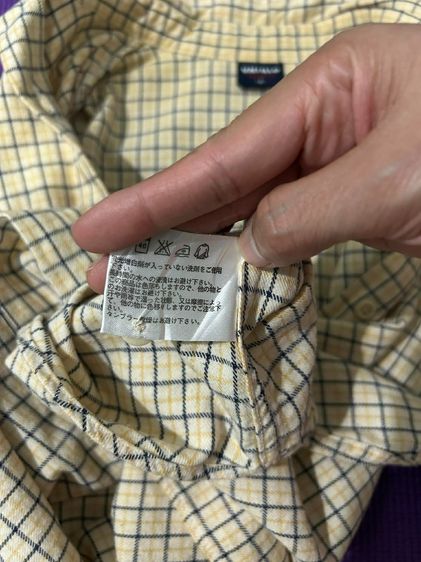 🌈 เสื้อเชิ้ตลายสก๊อต แบรนด์ Uniqlo(ยูนิโคล่) แท้💯🌈 รูปที่ 8