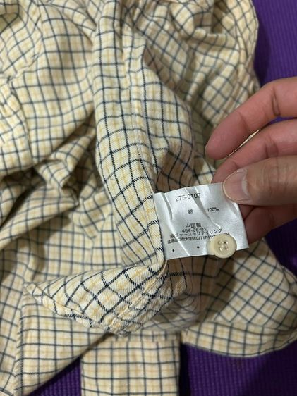 🌈 เสื้อเชิ้ตลายสก๊อต แบรนด์ Uniqlo(ยูนิโคล่) แท้💯🌈 รูปที่ 9