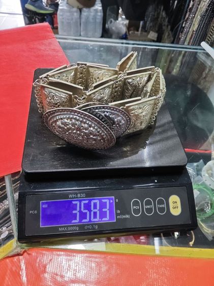 ชุดเชี่ยนหมากเงินงานเก่า ตอกตราจีน รูปที่ 5