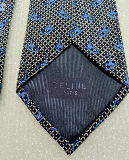 ✔️💯2️⃣5️⃣0️⃣.💥 Clearance SALE 🔥✨👔 เนคไท CELINE - Made in Spain - ของแท้ (มือ 2) รูปที่ 17