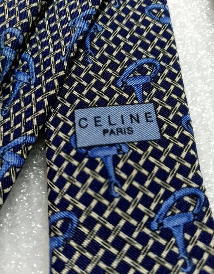 ✔️💯2️⃣5️⃣0️⃣.💥 Clearance SALE 🔥✨👔 เนคไท CELINE - Made in Spain - ของแท้ (มือ 2) รูปที่ 15