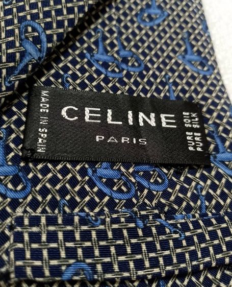✔️💯2️⃣5️⃣0️⃣.💥 Clearance SALE 🔥✨👔 เนคไท CELINE - Made in Spain - ของแท้ (มือ 2) รูปที่ 13