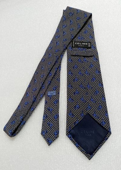✔️💯2️⃣5️⃣0️⃣.💥 Clearance SALE 🔥✨👔 เนคไท CELINE - Made in Spain - ของแท้ (มือ 2) รูปที่ 11