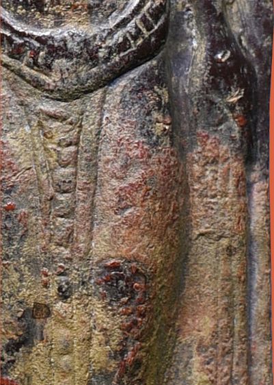 พระร่วงหลังรางปืน กรุวัดพระศรีรัตนมหาธาตุ ลพบุรี เนื้อสนิมแดงลูกหว้า เก่า รูปที่ 16