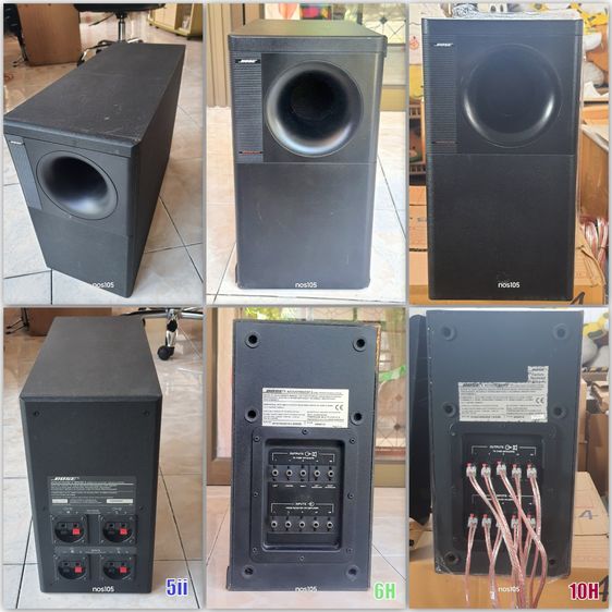ชุดโฮมเธียเตอร์ ลำโพงแยกชิ้น และซับวูฟเฟอร์ ระบบลำโพง Bose Acoustimass 5 series ii  และ 6 ,10 Home Theater SPR BOSE โบส