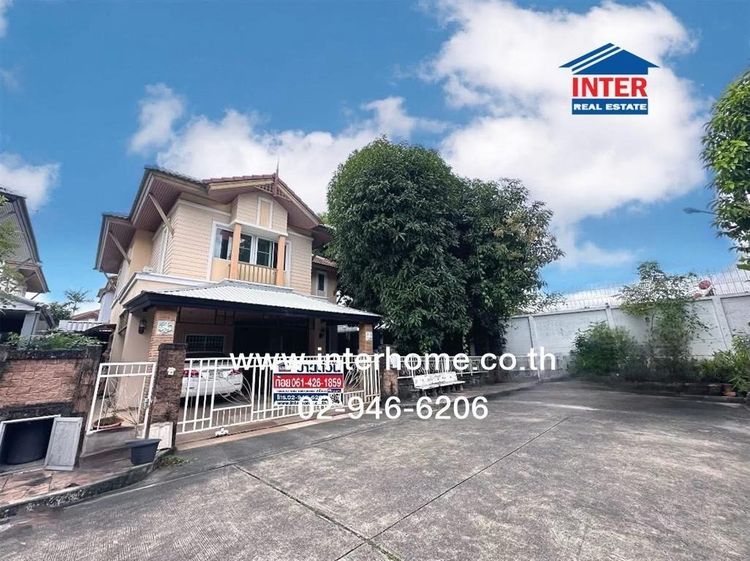บ้านเดี่ยว 2 ชั้น 62.5 ตร.ว. หมู่บ้านปริญญดา เกษตร-นวมินทร์ ซอยนวมินทร์111 แยก4 ถนนเกษตร- นวมินทร์ ถนนเอกมัยเลียบด่วนรามอินทรา เขตบึงกุ่ม