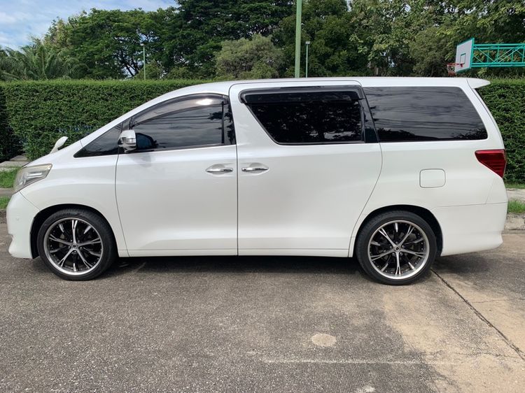 Toyota Alphard 2011 3.5 V Van เบนซิน ไม่ติดแก๊ส เกียร์อัตโนมัติ ขาว รูปที่ 4