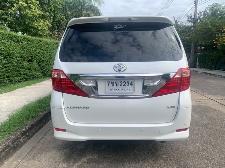 Toyota Alphard 2011 3.5 V Van เบนซิน ไม่ติดแก๊ส เกียร์อัตโนมัติ ขาว รูปที่ 2