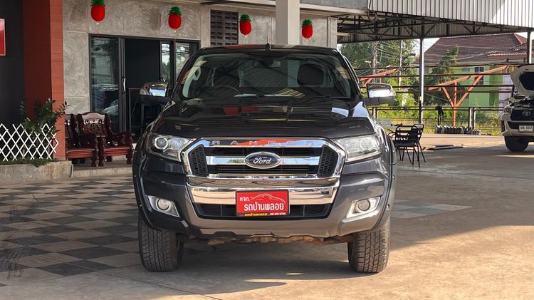 Ford Ranger 2016 2.2 Hi-Rider XLT Pickup ดีเซล ไม่ติดแก๊ส เกียร์ธรรมดา เทา รูปที่ 2