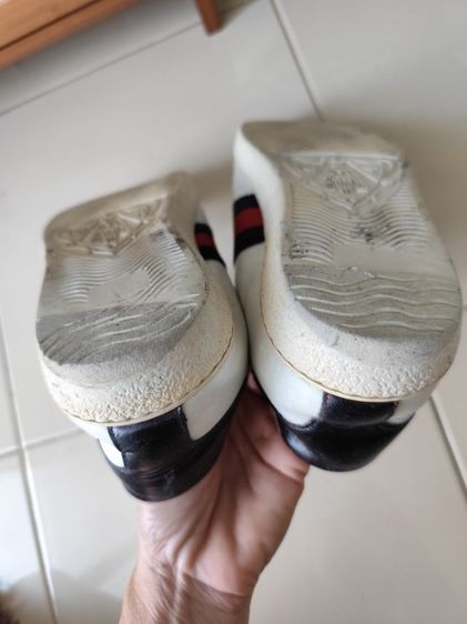 รองเท้าผ้าใบ gucci 501908 size 36ยาวด้านใน24cm มือสองขายตามสภาพขอคนรับได้กรุณาอ่านรายระเอียด รูปที่ 10