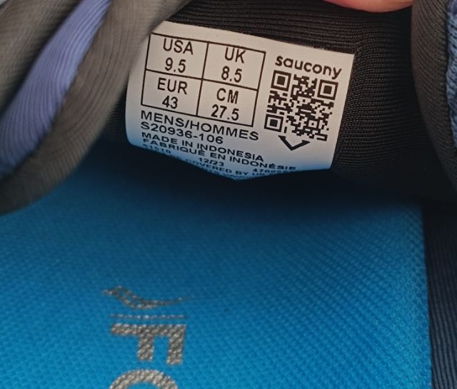 ขายถูก Saucony Guide 17 ของใหม่ size 43-275cm ของแท้ นุ่มเบาใสสบาย รูปที่ 8