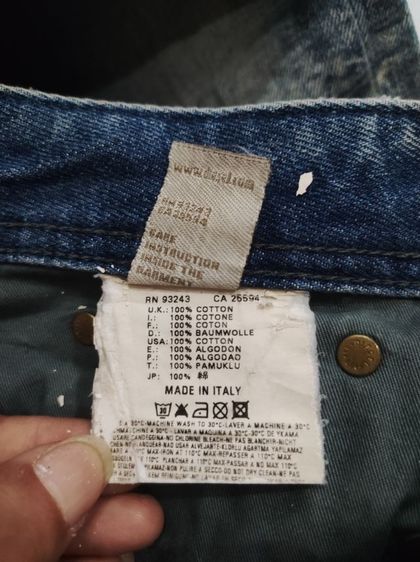 ยีนส์ DIESEL👖🇮🇹ปักมังกร รูปที่ 17