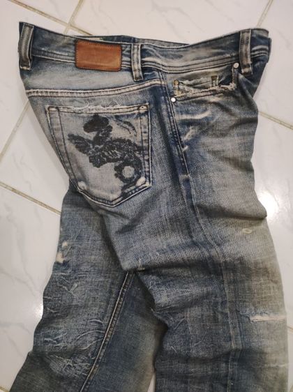 ยีนส์ DIESEL👖🇮🇹ปักมังกร รูปที่ 7