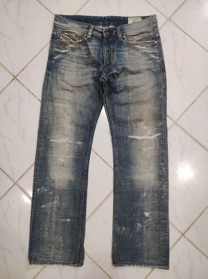 ยีนส์ DIESEL👖🇮🇹ปักมังกร รูปที่ 3