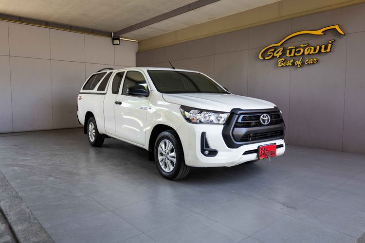 Toyota Hilux Revo 2021 Smart Cab 2.4 Mid Z Edition Pickup ดีเซล ไม่ติดแก๊ส เกียร์อัตโนมัติ ขาว