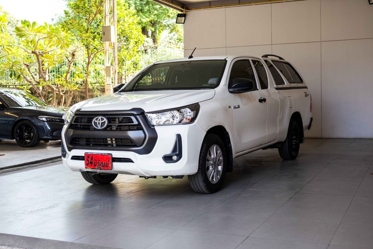 Toyota Hilux Revo 2021 Smart Cab 2.4 Mid Z Edition Pickup ดีเซล ไม่ติดแก๊ส เกียร์อัตโนมัติ ขาว รูปที่ 3