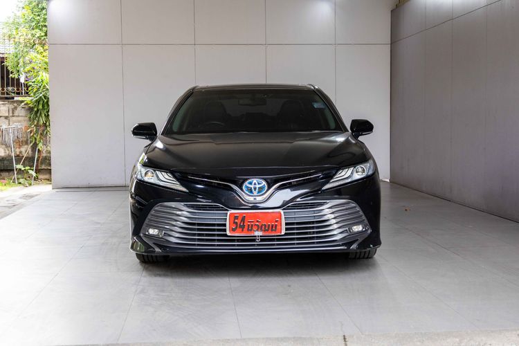 Toyota Camry 2021 2.5 HV Sedan ไฮบริด ไม่ติดแก๊ส เกียร์อัตโนมัติ ดำ รูปที่ 2
