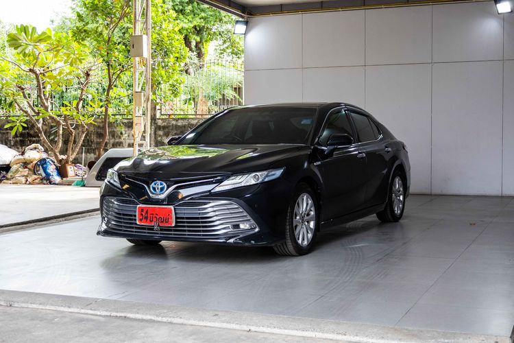 Toyota Camry 2021 2.5 HV Sedan ไฮบริด ไม่ติดแก๊ส เกียร์อัตโนมัติ ดำ รูปที่ 3