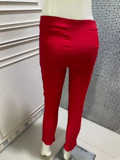 บริจาคกางเกงขายาว สีแดง ผ้ายืดได้ เอว 30 ยาว 35 นิ้ว รูปที่ 5