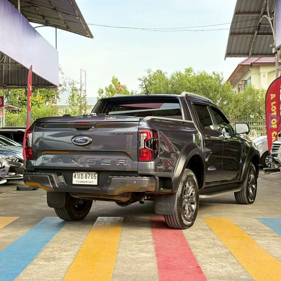 Ford Ranger 2022 2.0 Bi-Turbo Hi-Rider Wildtrak Pickup ดีเซล ไม่ติดแก๊ส เกียร์อัตโนมัติ เทา รูปที่ 3