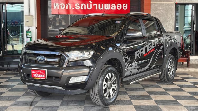 รถ Ford Ranger 2.2 Hi-Rider Wildtrak สี ดำ