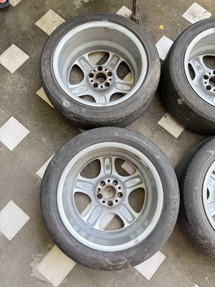 ล้อ Benz แท้ 17นิ้ว W210 E240 FACELIFT AVANTGARDE Made in Italy Part no.A2104011502 ขนาด 8J x 17H2 ET37 ล้อสภาพสวยเดิม ไม่คด ไม่ดุ้ง ไม่ร้าว รูปที่ 5