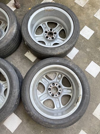 ล้อ Benz แท้ 17นิ้ว W210 E240 FACELIFT AVANTGARDE Made in Italy Part no.A2104011502 ขนาด 8J x 17H2 ET37 ล้อสภาพสวยเดิม ไม่คด ไม่ดุ้ง ไม่ร้าว รูปที่ 6