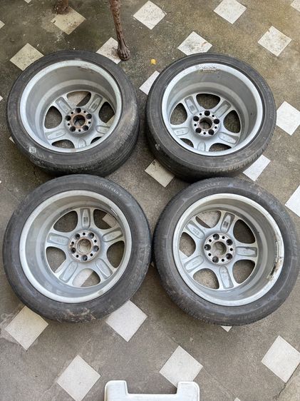 ล้อ Benz แท้ 17นิ้ว W210 E240 FACELIFT AVANTGARDE Made in Italy Part no.A2104011502 ขนาด 8J x 17H2 ET37 ล้อสภาพสวยเดิม ไม่คด ไม่ดุ้ง ไม่ร้าว รูปที่ 4