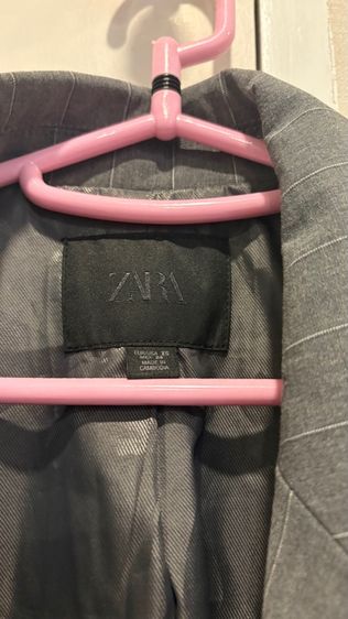 เบเซอร์ Zara Oversize Pinsrripe สีเทา  รูปที่ 3