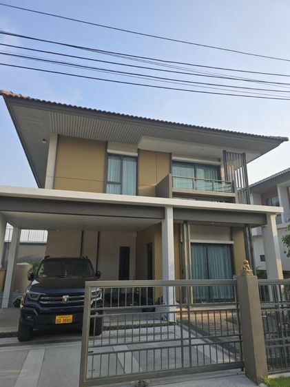 มีบางส่วน ขายบ้านเดี่ยว 2 ชั้น บุราสิริ ราชพฤกษ์-345 พร้อมอยู่ ทำเลดี ใกล้โรงเรียนนานาชาติ DBS และ SISB รูปที่ 2