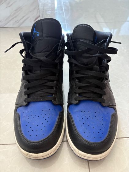 Air Jordan I Mid Hyper Royal 10 US สภาพดีใส่น้อยไม่มีกล่องซื้อมาจากอเมริกา รูปที่ 4