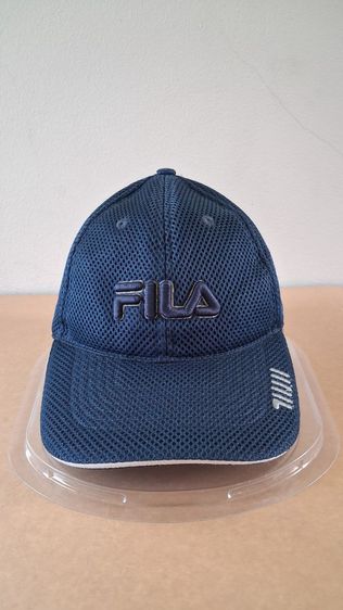 หมวกแก๊ป FILA สีกรมท่า เนื้อตาข่ายเส้นใย poly รูปที่ 4