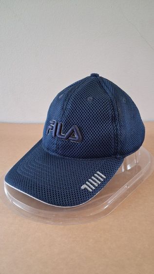 หมวกแก๊ป FILA สีกรมท่า เนื้อตาข่ายเส้นใย poly