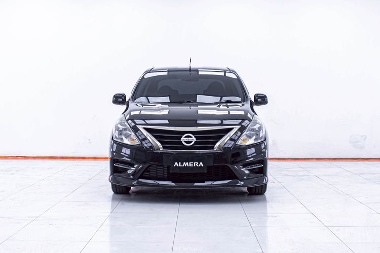 Nissan Almera 2018 1.2 E Sportech Sedan เบนซิน ไม่ติดแก๊ส เกียร์อัตโนมัติ ดำ รูปที่ 4