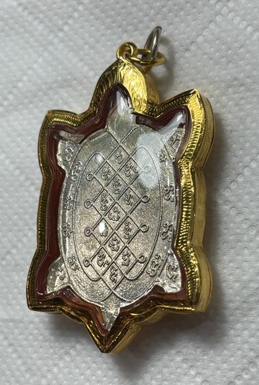 เหรียญพญาเต่าเรือน พระสีวลีมหาลาภ เนื้อเงิน 1 ใน 200 เหรียญ หลวงปู่หลิว วัดไร่แตงทอง นครปฐม ปี2537 ออกที่วัดห้วยผักชี สวยๆพร้อมกรอบทองคำมือ1 รูปที่ 11