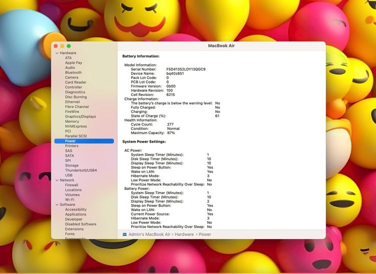 MacBook Air 13.6-inch M3 2024 Ram8GB SSD256GB Starlight  รูปที่ 13