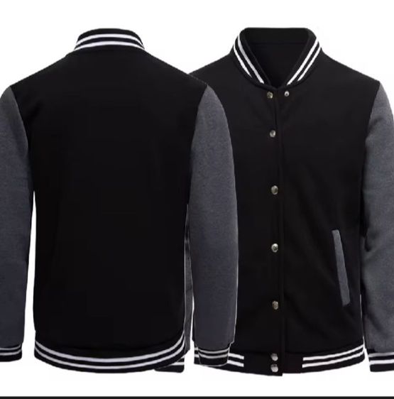 เสื้อแจ็คเก็ตเบสบอล เสื้อกันหนาวแฟชั่นขายหญิง S-5xl รูปที่ 3