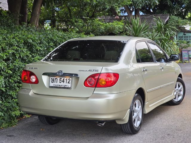 Toyota Altis 2003 1.6 E Sedan เบนซิน ไม่ติดแก๊ส เกียร์อัตโนมัติ บรอนซ์ทอง รูปที่ 2