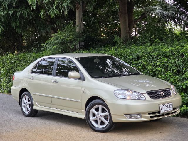 Toyota Altis 2003 1.6 E Sedan เบนซิน ไม่ติดแก๊ส เกียร์อัตโนมัติ บรอนซ์ทอง รูปที่ 3
