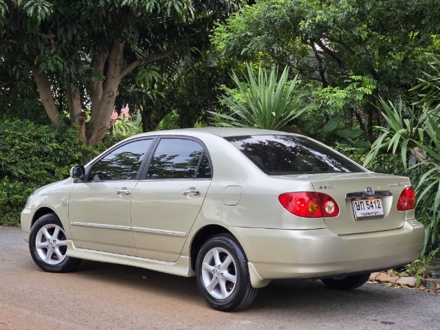 Toyota Altis 2003 1.6 E Sedan เบนซิน ไม่ติดแก๊ส เกียร์อัตโนมัติ บรอนซ์ทอง รูปที่ 4