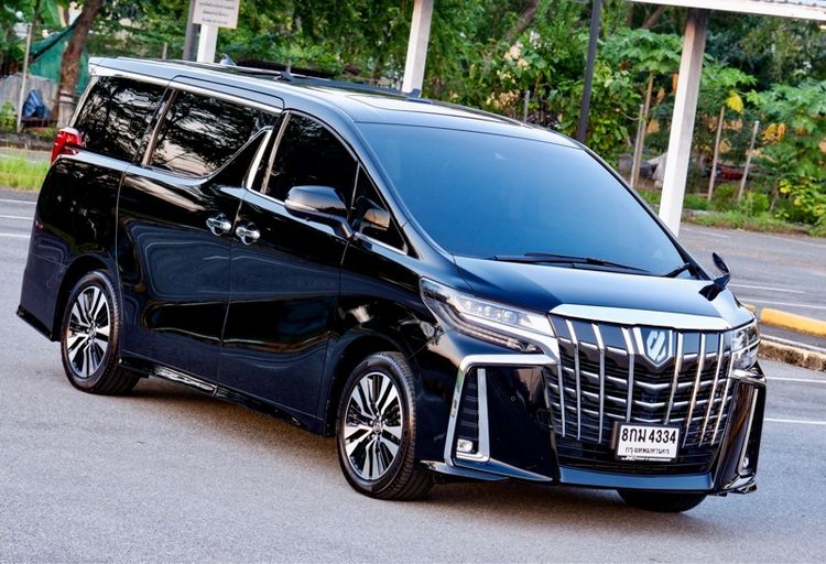 Toyota Alphard 2023 2.5 S C-Package Van เบนซิน ไม่ติดแก๊ส เกียร์อัตโนมัติ ดำ รูปที่ 3