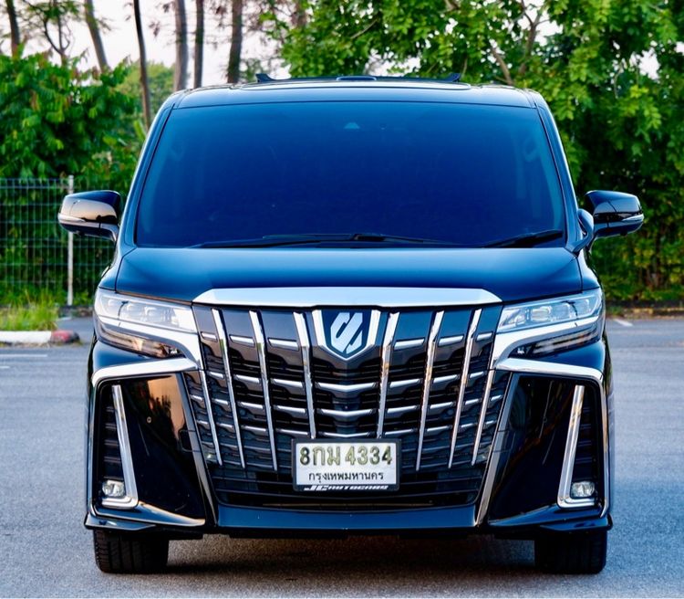Toyota Alphard 2023 2.5 S C-Package Van เบนซิน ไม่ติดแก๊ส เกียร์อัตโนมัติ ดำ รูปที่ 2