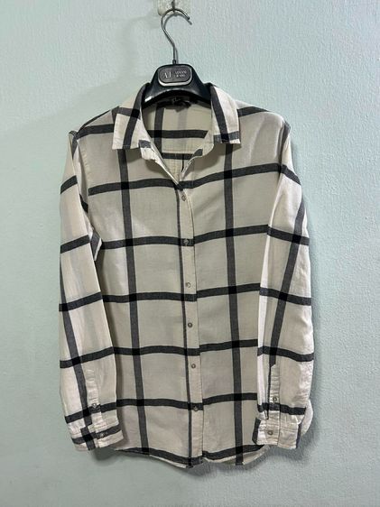 🌈 เสื้อเชิ้ตแขนยาว ลายสก็อต แบรนด์ (เอชแอนด์เอ็ม) แท้💯🌈 รูปที่ 3