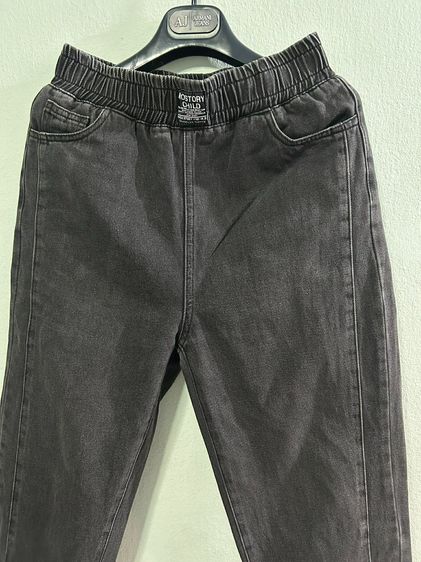 🌈👖กางเกงยีนส์ดำผ้าฟอก (Washed Denim) 👉สไตล์ลำลองเกาหลี🌈 รูปที่ 3