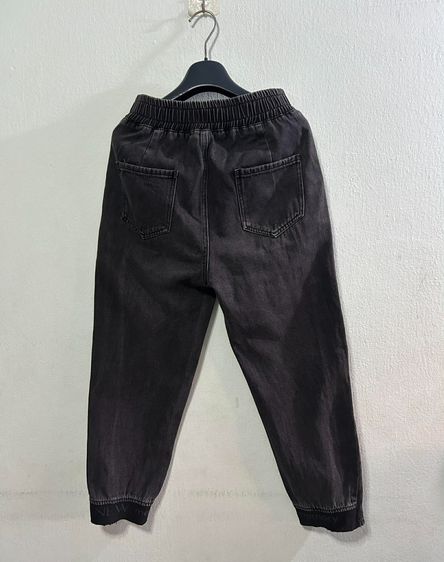 🌈👖กางเกงยีนส์ดำผ้าฟอก (Washed Denim) 👉สไตล์ลำลองเกาหลี🌈 รูปที่ 2