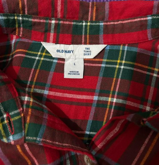 🌈 เสื้อเชิ้ตแขนยาว ลายสก็อต แบรนด์ Old Navy(โอลด์ เนวี) แท้💯🌈 รูปที่ 7