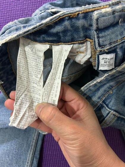 🌈👖กางเกงยีนส์ แบรนด์ Zara(ซาร่า)แท้💯 Made in pakistan👉แบรนด์ดัง💯🌈 รูปที่ 6