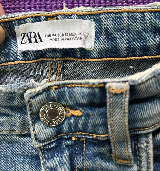 🌈👖กางเกงยีนส์ แบรนด์ Zara(ซาร่า)แท้💯 Made in pakistan👉แบรนด์ดัง💯🌈 รูปที่ 5