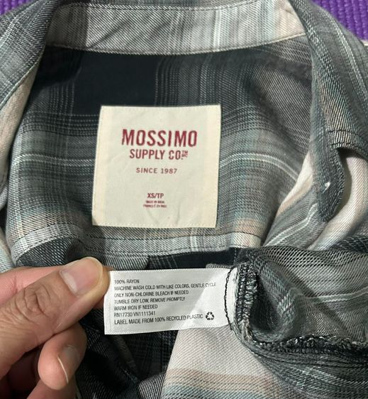 🌈 เสื้อเชิ้ตแขนยาว ลายสก็อต แบรนด์ Mossimo แท้💯🌈 รูปที่ 7
